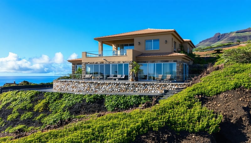 Atlantic Pebble Villa overlooking the Atlantic Ocean on Madeira’s south coast Atlantic Pebble Villa overlooking the Atlantic Ocean on Madeira’s south coast